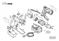 Bosch 0 601 946 603 Gsr 9,6 Vpe-2 Cordless Screw Driver 9.6 V / Eu Spare Parts